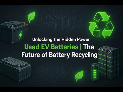 🔋 Unlocking the Hidden Power of Used EV Batteries | The Future of Battery Recycling ♻️