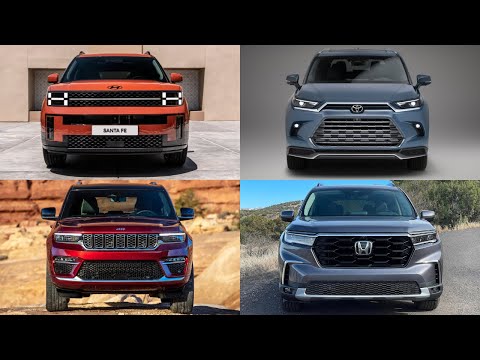 SUV Showdown: 2024 Hyundai Santa Fe vs Honda Pilot vs Toyota Grand Highlander vs Jeep Grand Cherokee