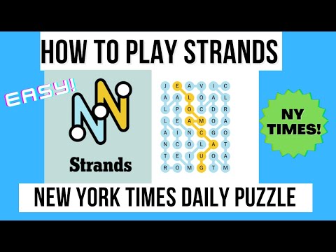 How To Play Strands : New York Times Puzzle