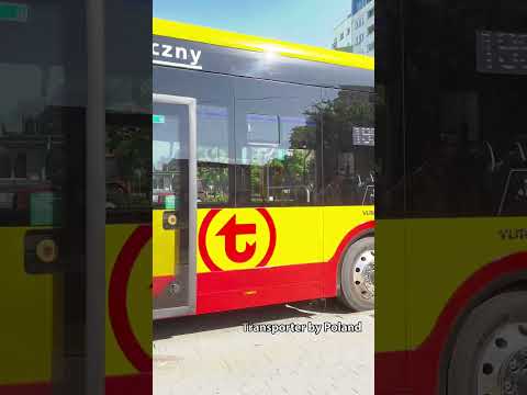 New Electric Yutong Bus 🚎 on line 199 Takes to the Streets of Warsaw 🇵🇱 Poland | Bus Number #946