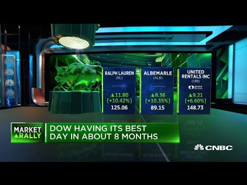 Stocks surge on Wall Street as Nasdaq hits record