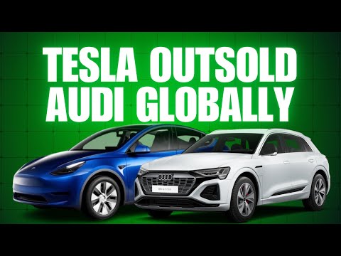 German luxury car demand FALLS as Tesla beats Audi in sales for first time