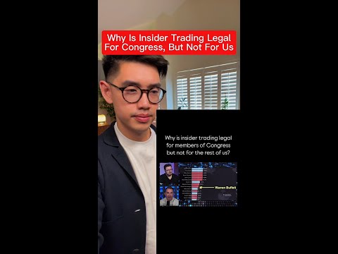 Why Is Insider Trading Legal For Congress, But Not For Us?