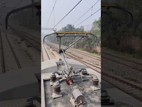 pantograph work in railway 🚂