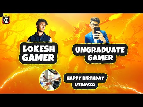 FREE FIRE SPECIAL CLASH SQUAD LIVE STREAM FT @LOKESH GAMER VS @UnGraduate Gamer