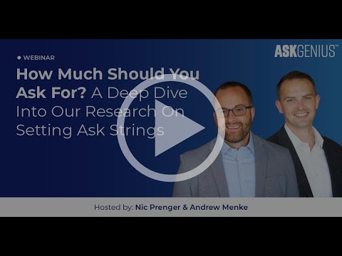 How Much Should You Ask For? A Deep Dive Into Our Research On Setting Ask Strings