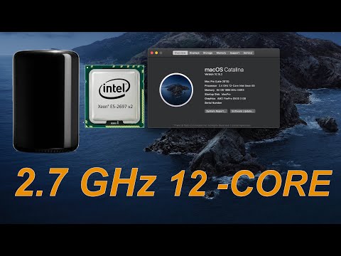 Update CPU in my Late 2013 Mac Pro to a 2.7 GHz 12 core (in 50 seconds)