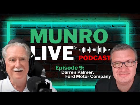 Darren Palmer - Vice President Global EV Programs at Ford | Munro Live Podcast