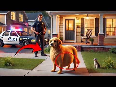 Family Dog Refuses To Enter The House, Then Police Discover A Hidden Danger!