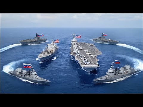 US Aircraft Carriers SURROUNDED by Russian Warships, Then THIS Happened...