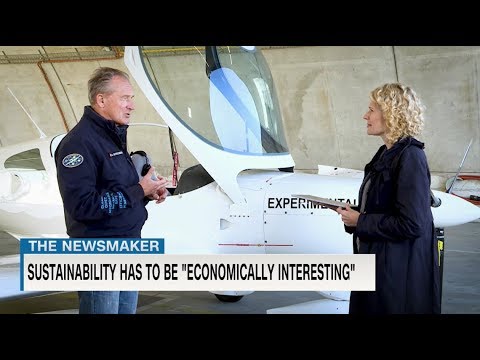 André Borschberg says the future of flight is electric