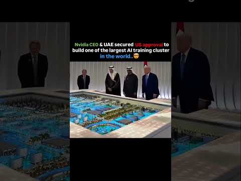 Nvidia CEO &amp; UAE secured US approval to build one of the largest Al training cluster in the world.
