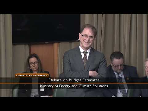 Apr. 29, 2025 - Ministry of Energy and Climate Solutions Estimates