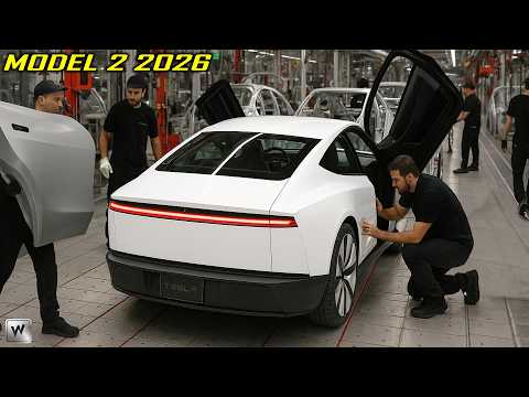Elon Musk&#039;s 2025 Tesla Model 2 is Finally HERE in Fremont: SHOCKING Truth Revealed!