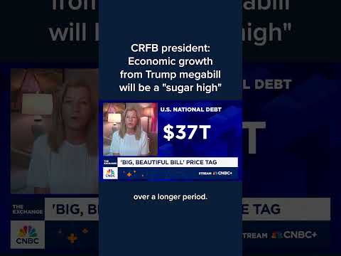 CRFB president: Economic growth from Trump megabill will be a &#039;sugar high&#039;
