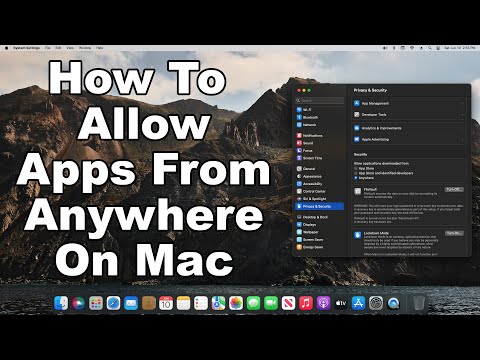 How To Open Unidentified Developer Apps &amp; Allow Downloads From Anywhere On Apple Mac - Updated