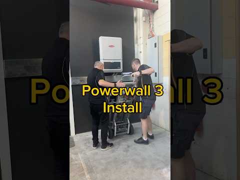 Come with us to install Powerwall 3 at NRG Solar HQ! 😱 #NRGSolar #Powerwall3 #Tesla #Powerwall