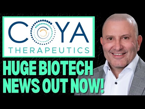 Huge Biotech News Out Now | Biotech Stock to Watch in 2024 | Stock News | Coya Therapeutics | COYA