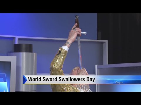 World sword swallowers day