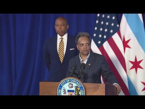 Lori Lightfoot, NYC Mayor Eric Adams discuss community safety strategies in meeting