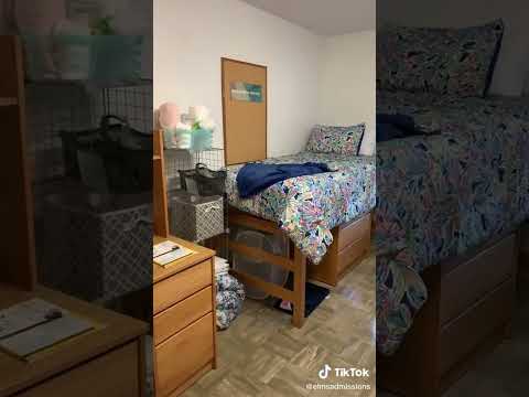 Dorm room makeover at Elms College ✨