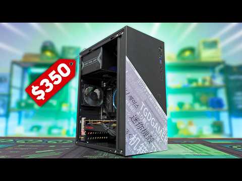 We Built a $350 Gaming PC - EASY to UPGRADE!