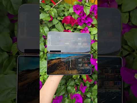 This anti-reflective coating has to be admired #Samsung mobile phone #Digital ScienceTechnology