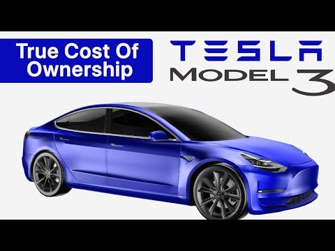 TESLA Model 3 TRUE Cost of Ownership Compared with a Honda Civic &amp; BMW 3 Series