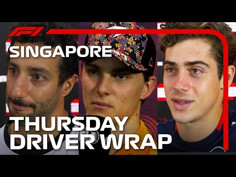 Thursday Drivers&#039; Wrap | 2024 Singapore Grand Prix