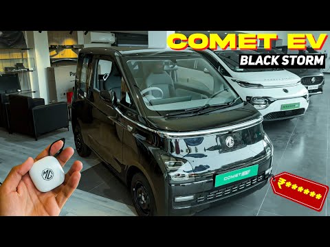 MG Comet EV Black Storm Edition | 🔥 Detailed Review In Hindi #mgcomet #mgcometev #mgindia #evcars