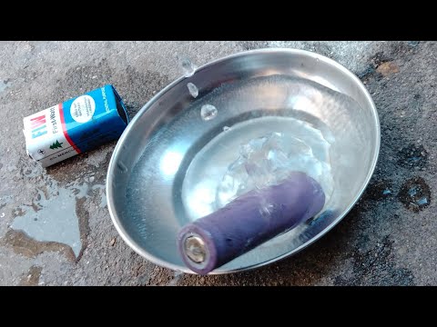 18650 lithium battery drop in water