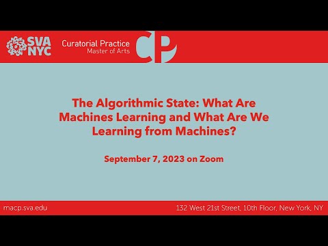 The Algorithmic State: What Are Machines Learning and What Are We Learning from Machines?