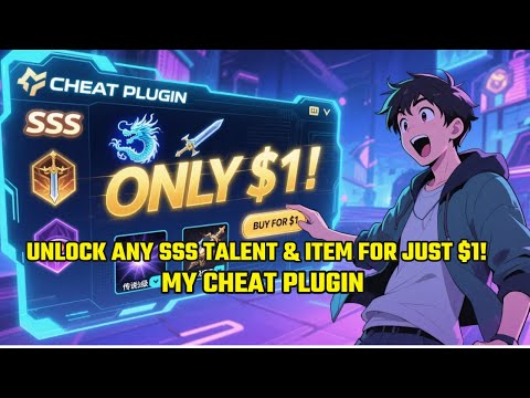 My Cheat Plugin: UNLOCK ANY SSS Talent &amp; Item for JUST $1! (GAME BROKEN!)
