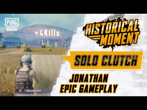 JONATHAN, the One-Man Army!😎 [Historical Moment | PUBG MOBILE]