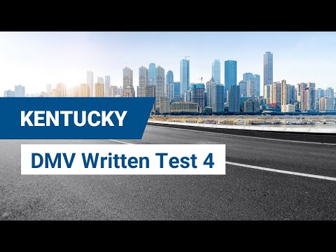 2024 Kentucky DMV Written Test #4