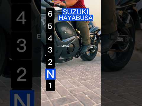 Maximum speed for each gear on a Suzuki Hayabusa