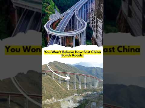 How China Builds Roads 10x Faster Than the Rest of the World!