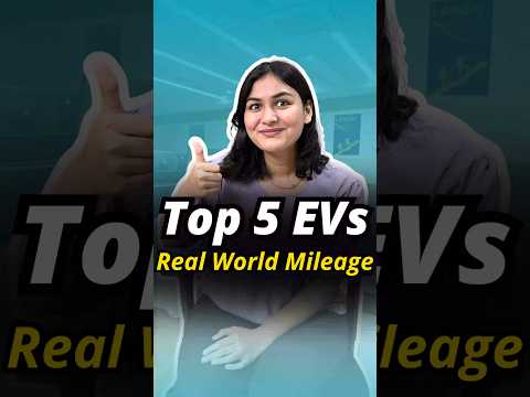 Top 5 electric cars with its real-world range!