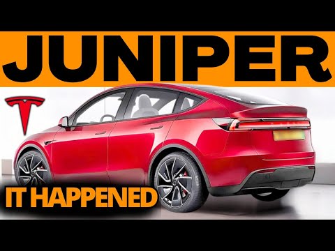 New Tesla Model Y Juniper 2025 - Spotted On The Streets, Improved Battery And New Design