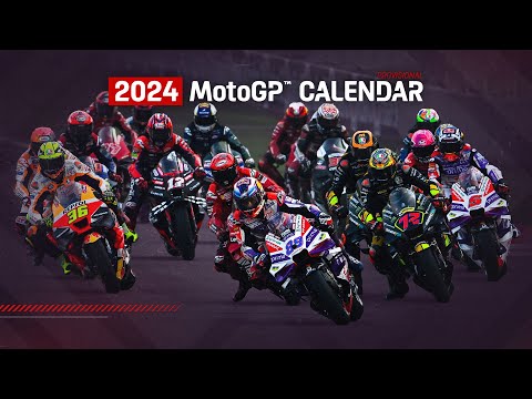 The provisional 2024 MotoGP™ Calendar! 🗓️