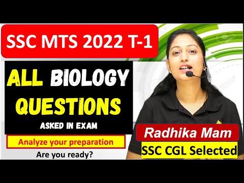 SSC MTS 2022-2023 Tier-1 All Biology Questions Practice| Are you ready for exam?