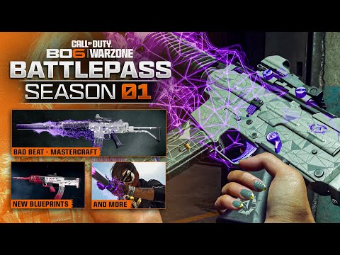 ALL Black Ops 6 Season 1 Battlepass Unlocks &amp; Gameplay... (Ultra Reactive Skins, Blueprints &amp; MORE)