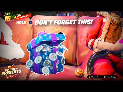 FREE 2025 PRESENT NOW in Fortnite!