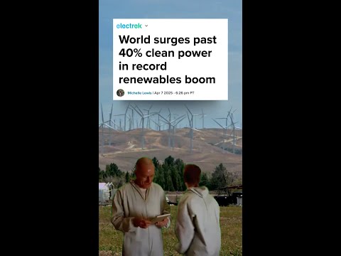 World surges past 40% clean power in record renewables boom