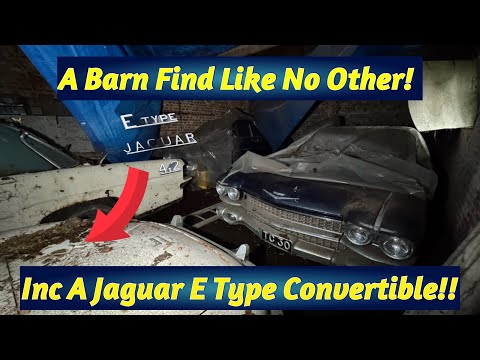 This Barn Find Discovery Will Leave You Speechless!! E Type Jaguar &amp; Rare American Cars!!￼