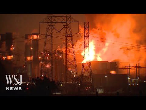 Watch: Large Fire Breaks out at California Battery Storage Plant | WSJ News