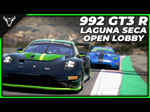 Porsche 992 GT3 R - Full Race in Laguna Seca | Assetto Corsa Competizione - Logitech G920