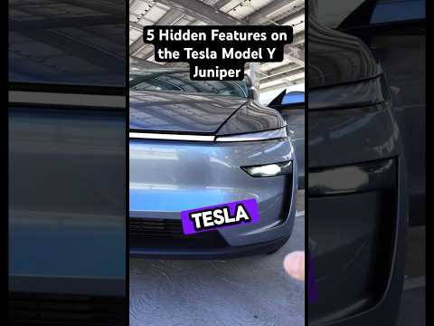 5 Hidden Features In The Tesla Model Y Juniper #teslamodelyjuniper #teslamodely #tesla