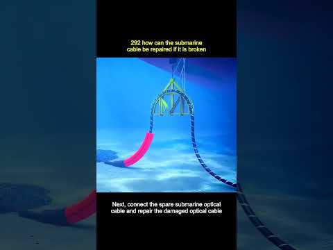 how can the submarine cable be repaired if it is broken.#Science # popular science # knowledge