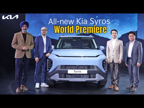 New 2025 Kia Syros SUV World Premiere